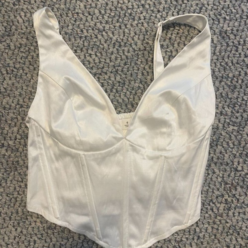 White Corset Top